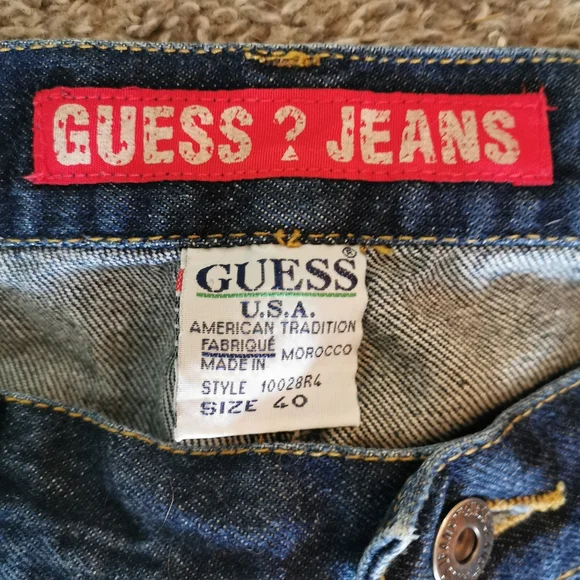Men's Guess Straight Legged Jeans size 40 - Picture 3 of 4